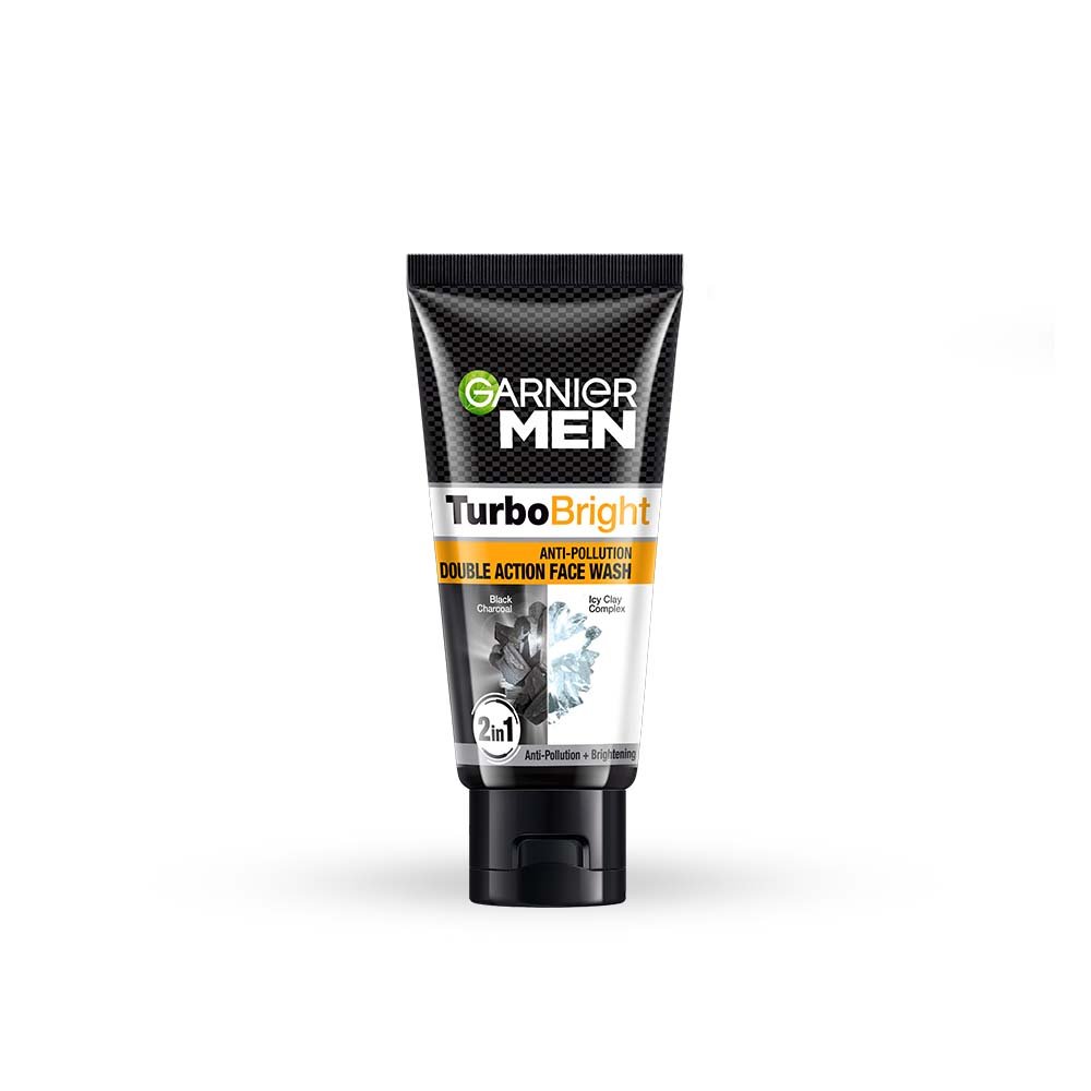 Turbo Bright Anti-Pollution Double Action Face Wash
